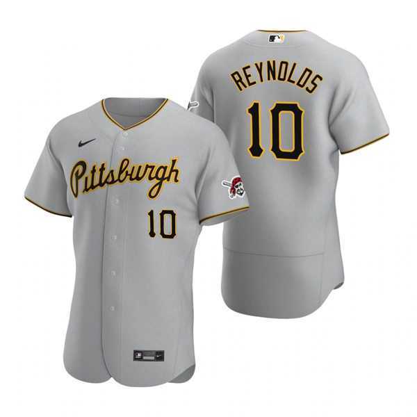 Mens Pittsburgh Pirates #10 Bryan Reynolds Nike Gray Road FlexBase Jersey Dzhi,We sell and wholesale Mens Pittsburgh Pirates #10 Bryan Reynolds Nike Gray Road FlexBase Jersey Dzhi on line form chian!